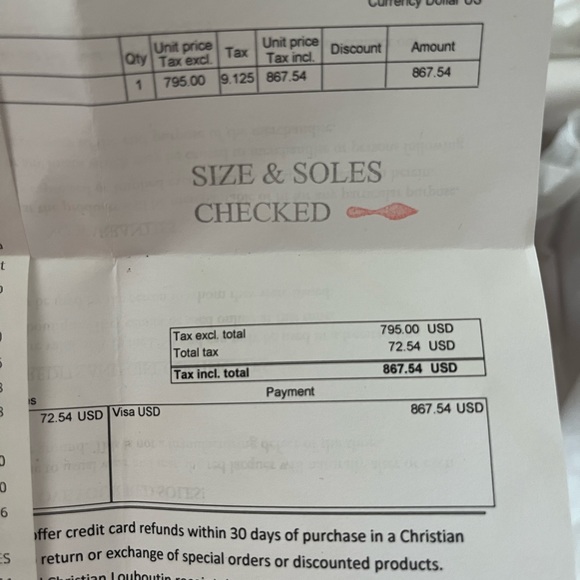 Christian Louboutin Kate 100mm Nappa size 34.5 - Picture 4 of 6